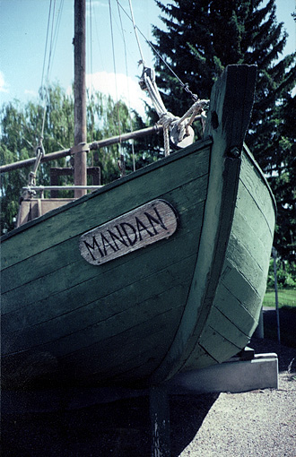 L+C's boat, the Mandan