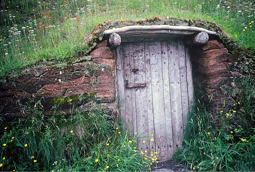 doorway to longhouse