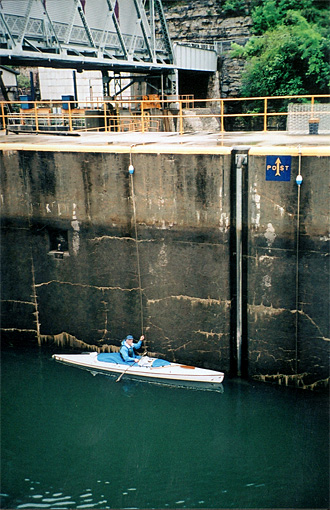Lock #12, start of the Champlain Canal